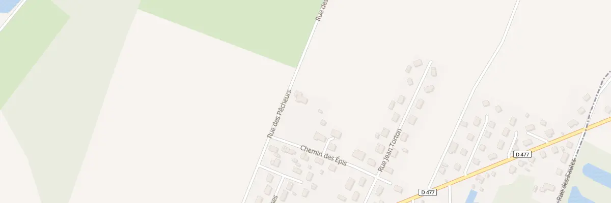 Plan du 9002 Rue des Pêcheurs à Épineau-les-Voves