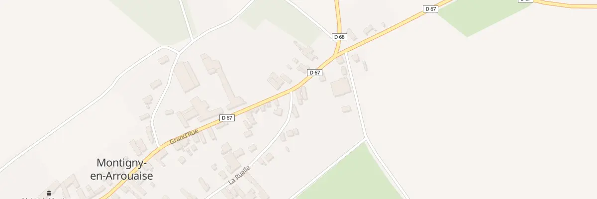 Plan du 38 La Ruelle à Montigny-en-Arrouaise