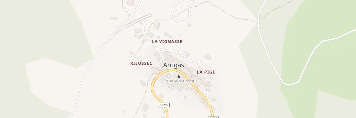 Plan du 5045 Le Village à Arrigas