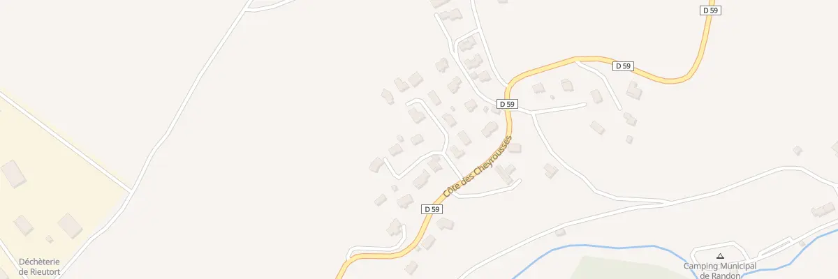 Plan du 5446 Cote des Cheyrousses à Monts-de-Randon