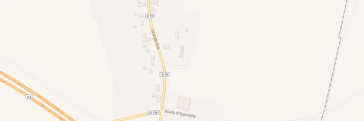 Plan du 1 All des Joachimes à Branches