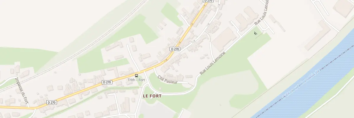 Plan du 57 Rue Jean Jaures à Trith-Saint-Léger