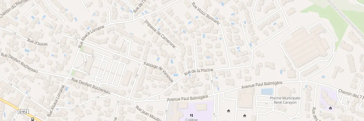 Plan du 11 Rue de la Piscine à Agde