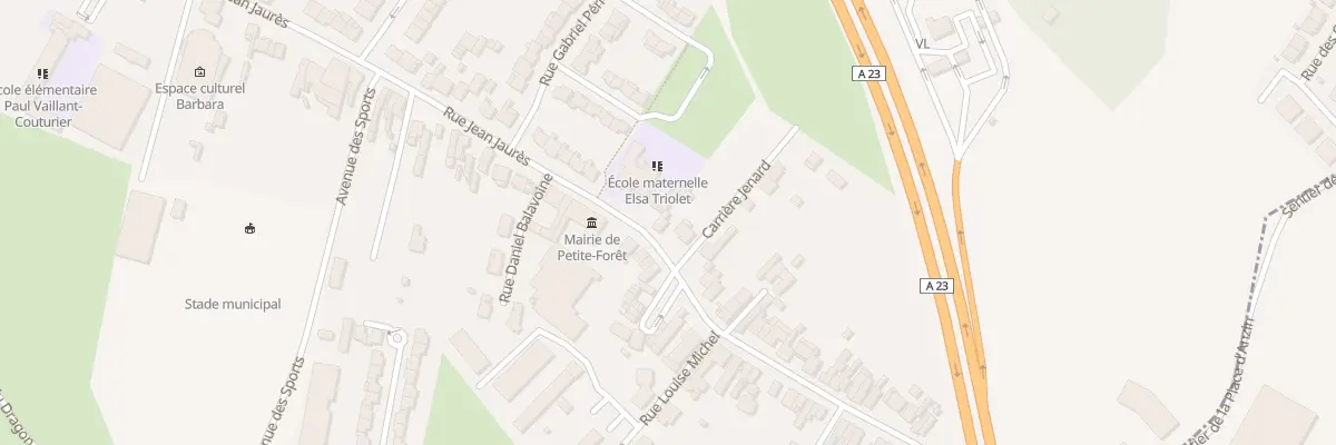 Plan du 83 Rue Jean Jaures à Petite-Forêt