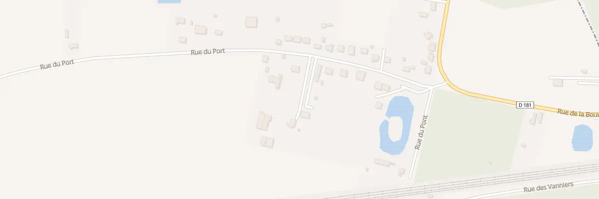 Plan du 11 Rue du Port à Épineau-les-Voves