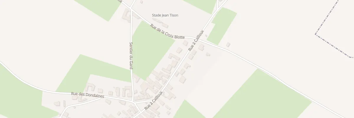 Plan du 67 Rue à Cailloux à Verchain-Maugré