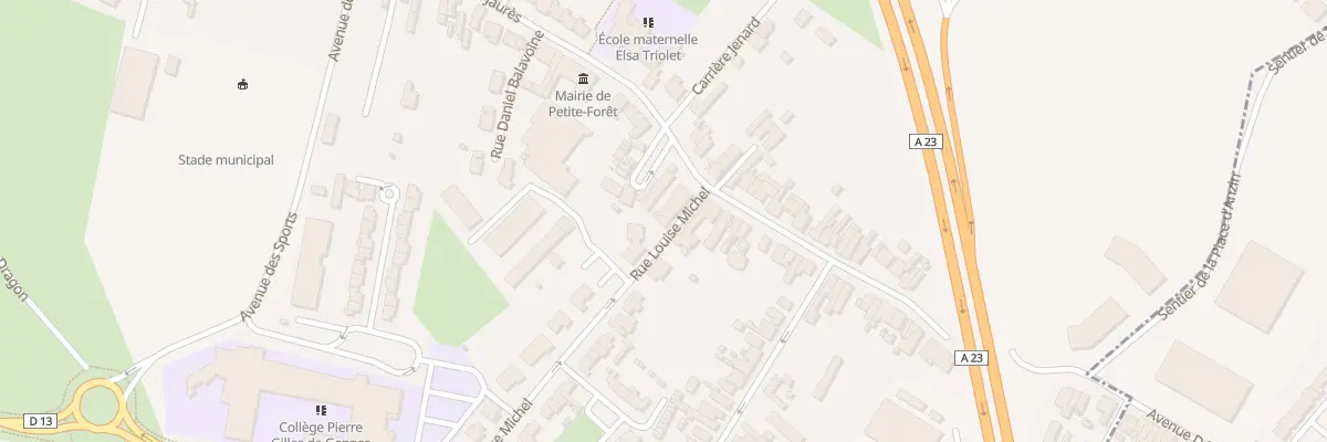 Plan du 112 Rue Jean Jaures à Petite-Forêt