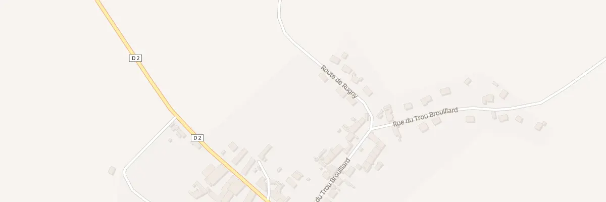 Plan du 5 Rte de Rugny à Saponay