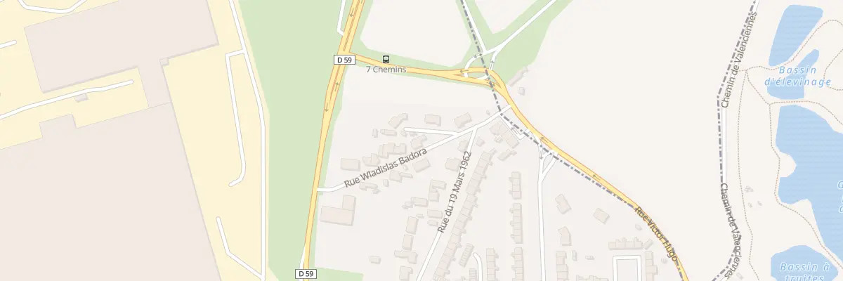 Plan du 5 Rue Wladislas Badora à Trith-Saint-Léger