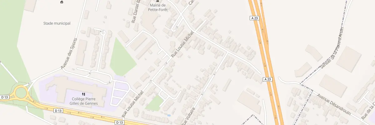 Plan du 116 Rue Jean Jaures à Petite-Forêt