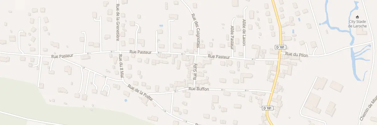 Plan du 11 Rue Pasteur à Laroche-Saint-Cydroine