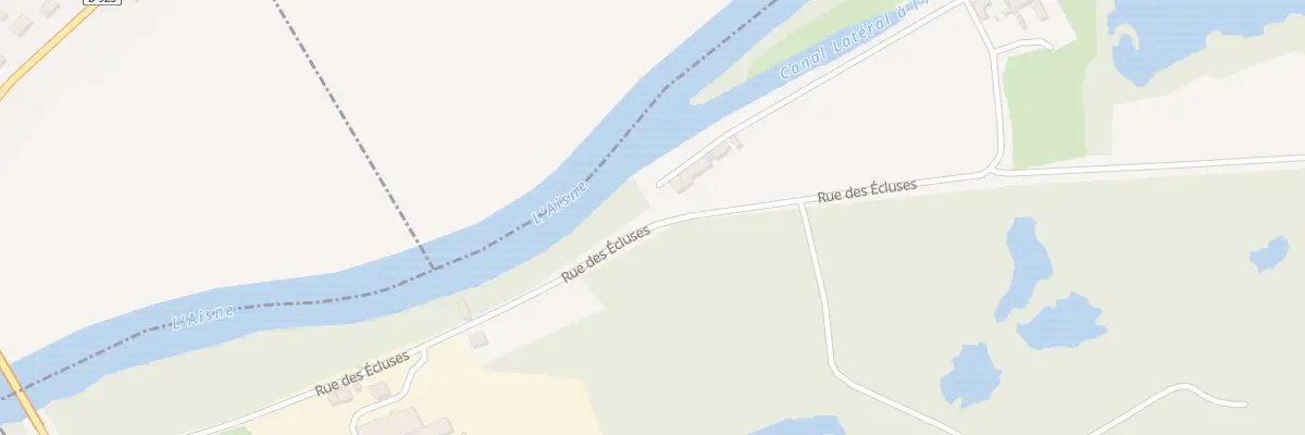 Plan du 1 Rue des Ecluses à Chassemy