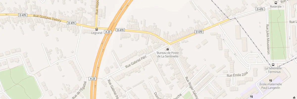 Plan du 54 Rue Gabriel Péri à La Sentinelle