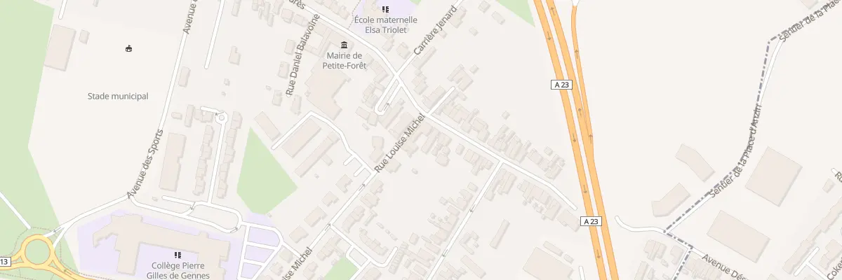 Plan du 114 Rue Jean Jaures à Petite-Forêt