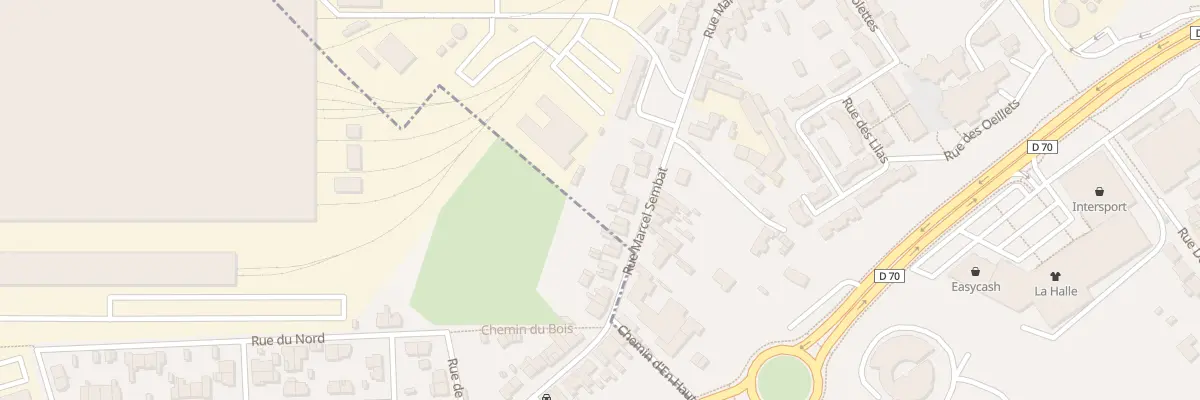 Plan du 726 Rue Marcel Sembat à Raismes