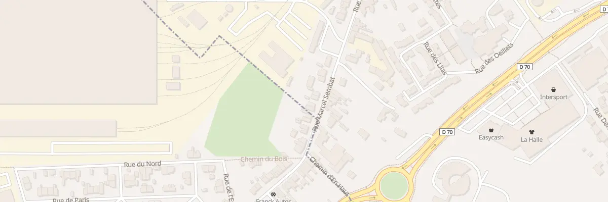 Plan du 738 Rue Marcel Sembat à Raismes