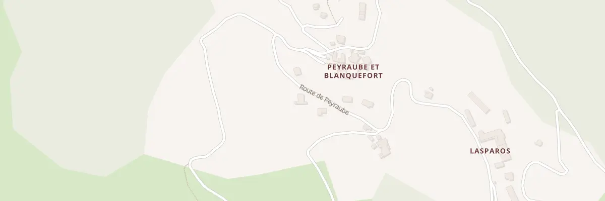 Plan du 5146 Peyraube et Blanquefort à Arrigas