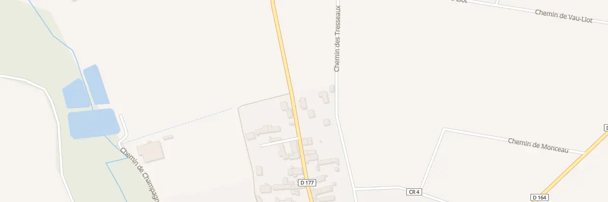 Plan du 38 Rte de Villemer à Branches