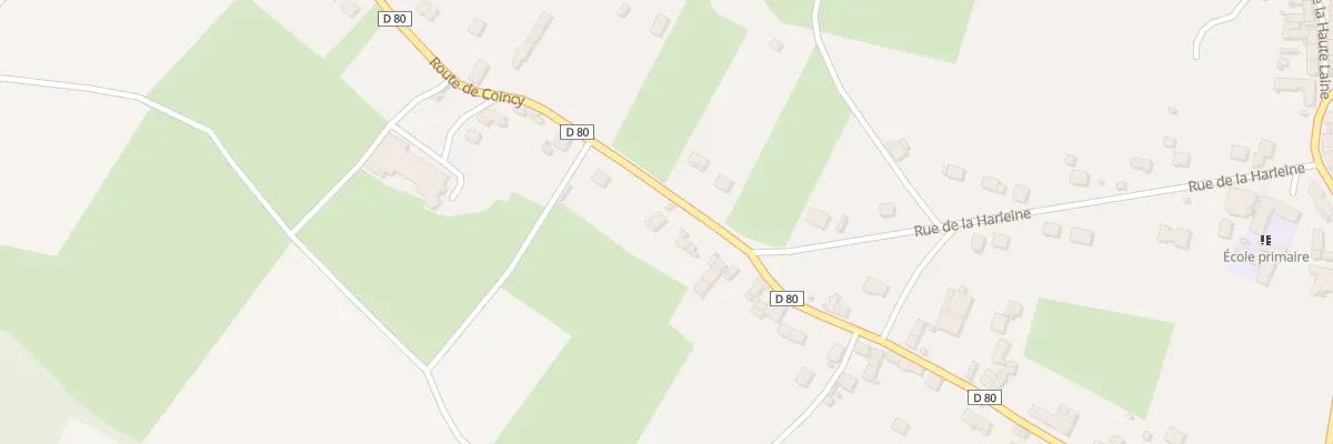 Plan du 7 Rte de Coincy à Beuvardes