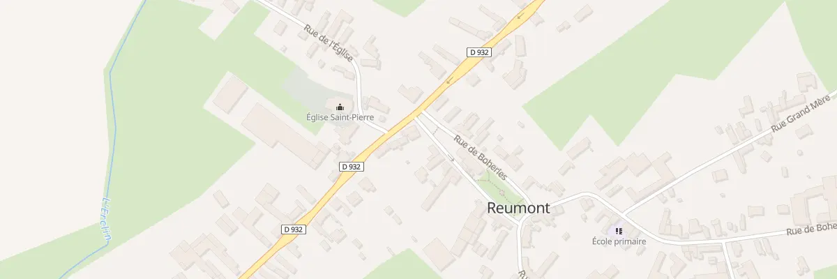 Plan du 1 Rue du Temple à Reumont