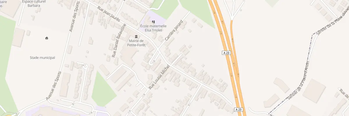 Plan du 95 Rue Jean Jaures à Petite-Forêt