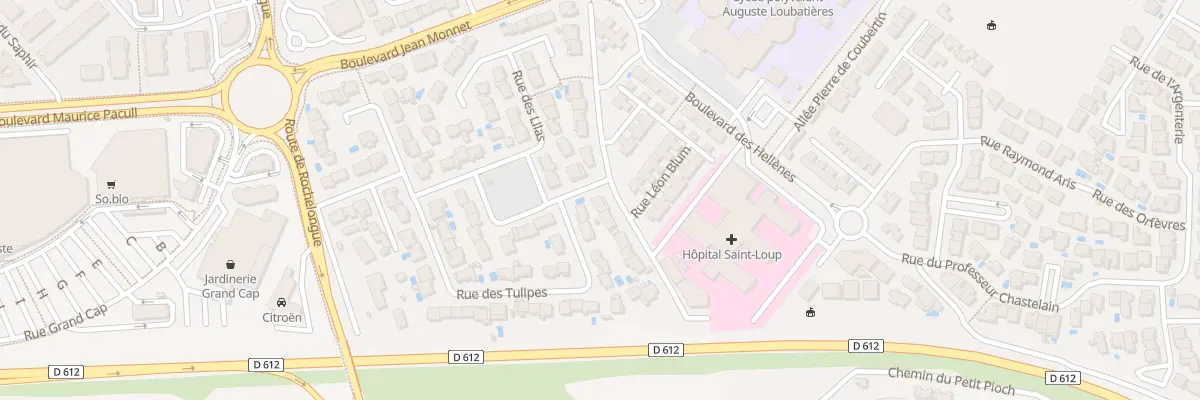 Plan du 18 Rue des Rosiers à Agde