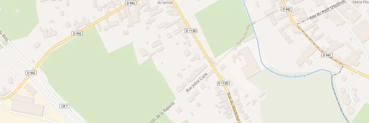 Plan du 40 Rue Foch à Saint-Python