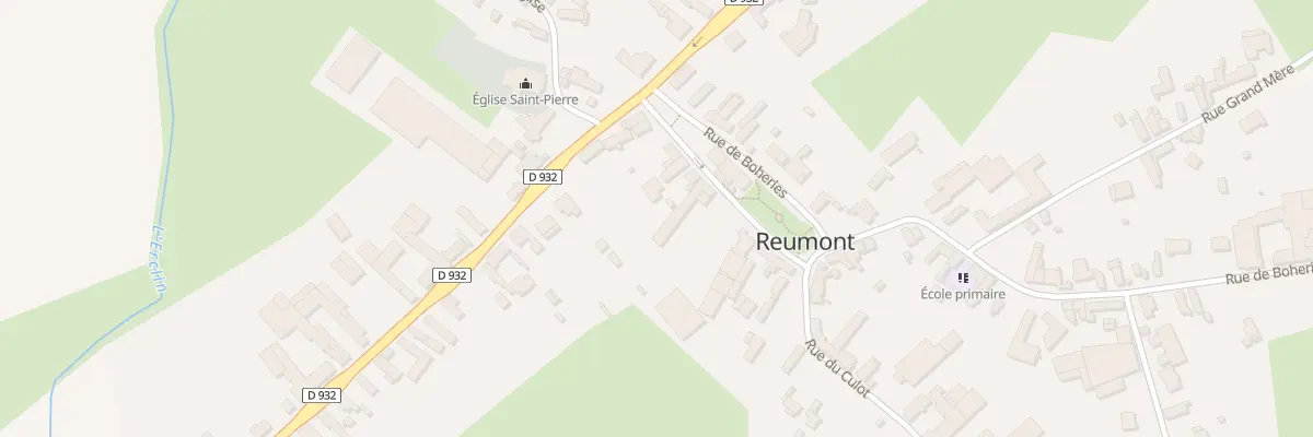 Plan du 7 Rue du Temple à Reumont