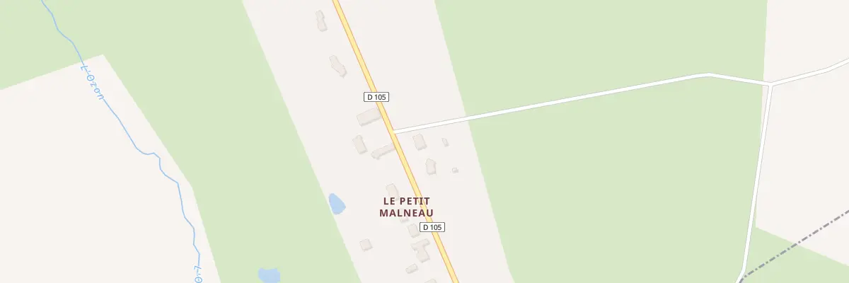 Plan du 1 Le Petit Malneau à Chézy