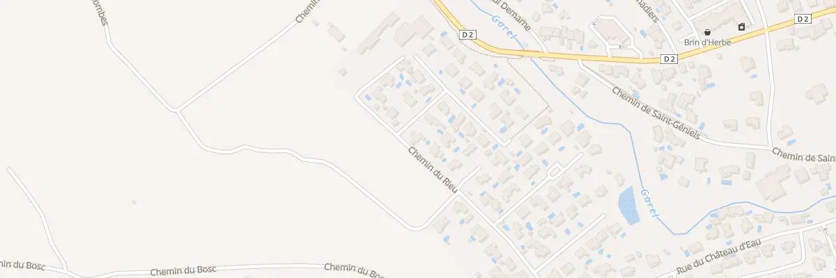 Plan du 28 Lot Les Jardins de St Genieis à Canet