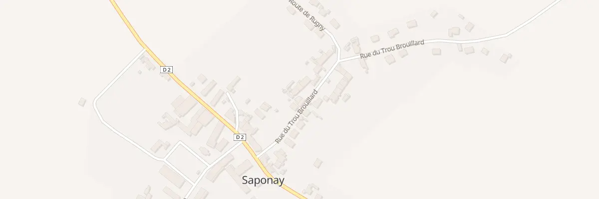 Plan du 9 Rue du Trou Brouillard à Saponay