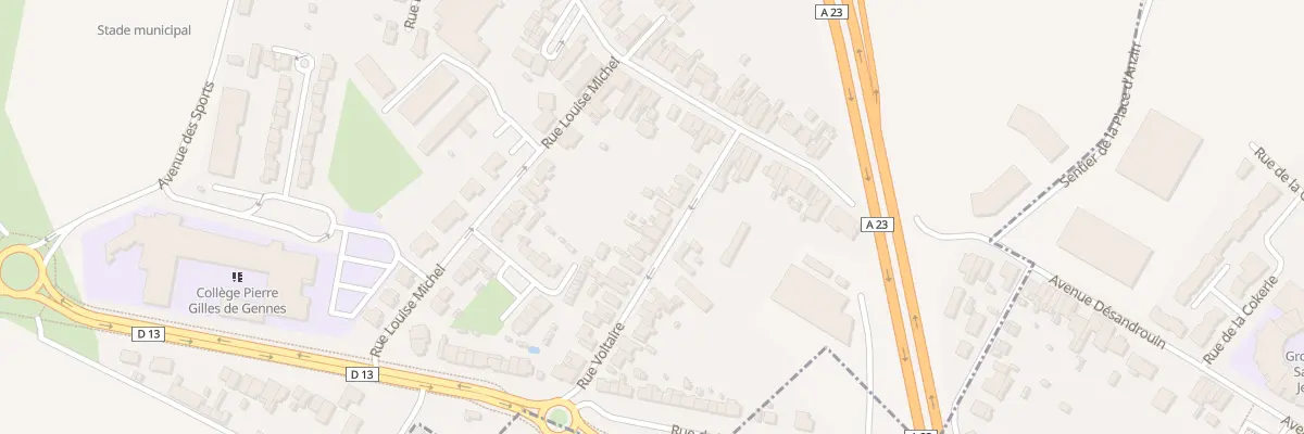 Plan du 8 Rue Voltaire à Petite-Forêt