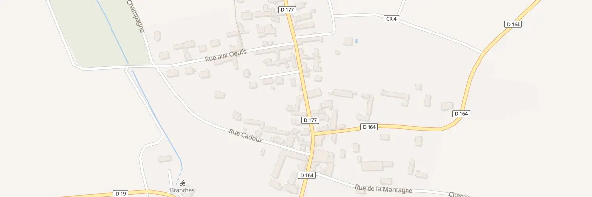 Plan du 5 Rte de Villemer à Branches