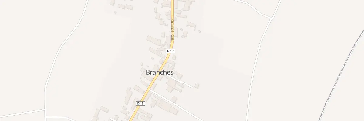 Plan du 23 Gr Grande Rue à Branches