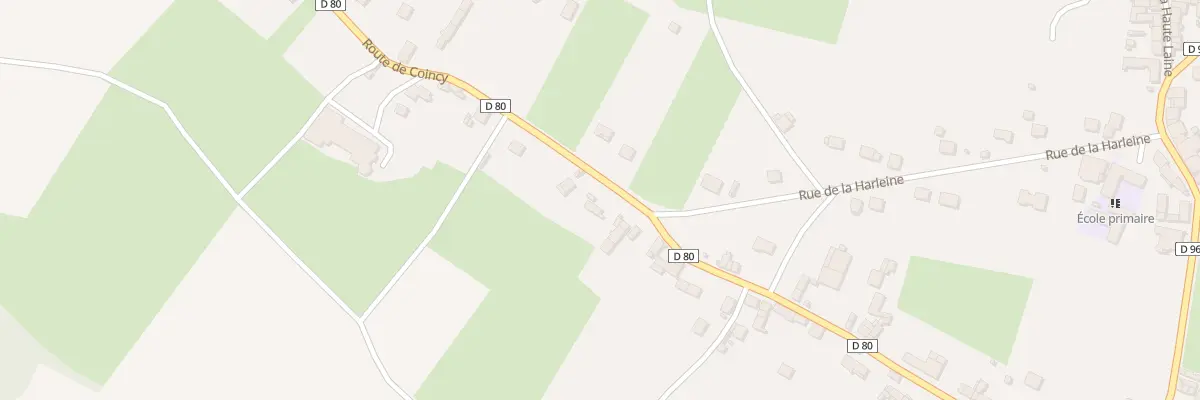 Plan du 5 Rte de Coincy à Beuvardes