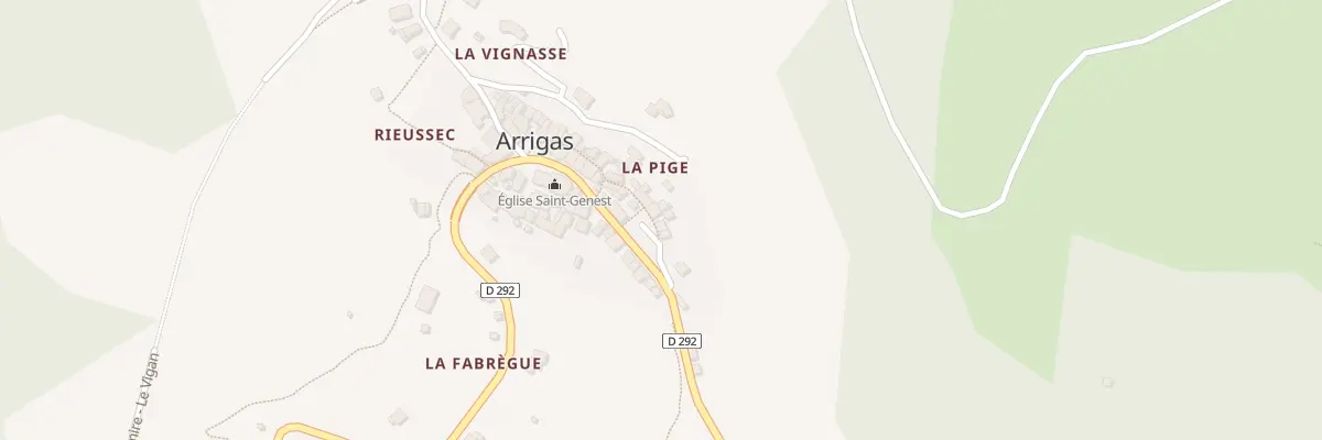 Plan du 5041 Le Village à Arrigas