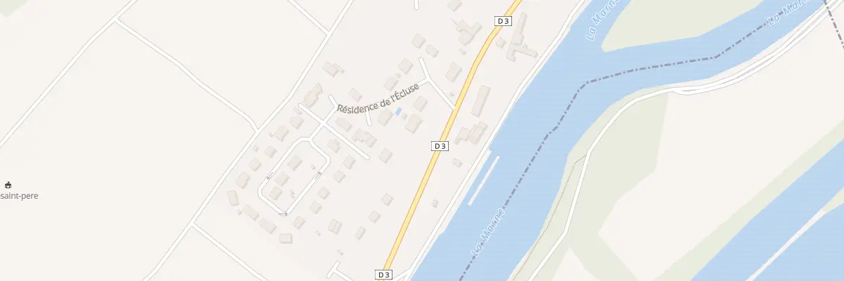 Plan du 16 Rte de Château Thierry à Mont-Saint-Père