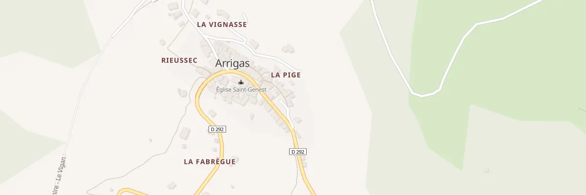 Plan du 5041A Le Village à Arrigas