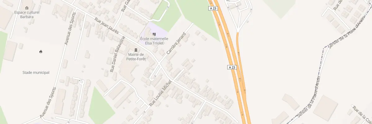 Plan du 99 Rue Jean Jaures à Petite-Forêt