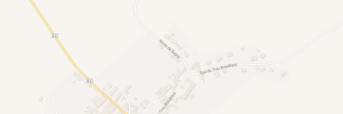 Plan du 3 Rte de Rugny à Saponay