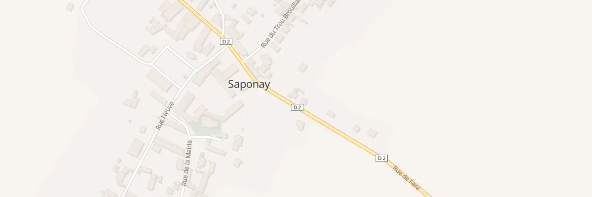 Plan du 8 Rue de Fere à Saponay
