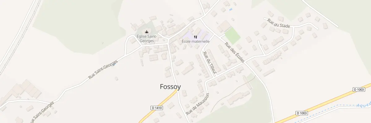 Plan du 10 Rue des Dîmes à Fossoy