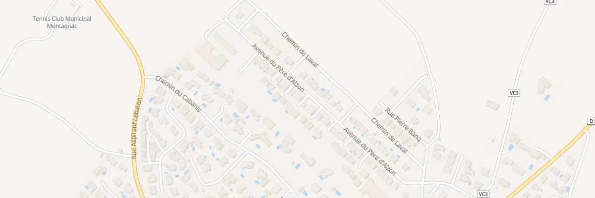 Plan du 55 Av du Père d’Alzon à Montagnac