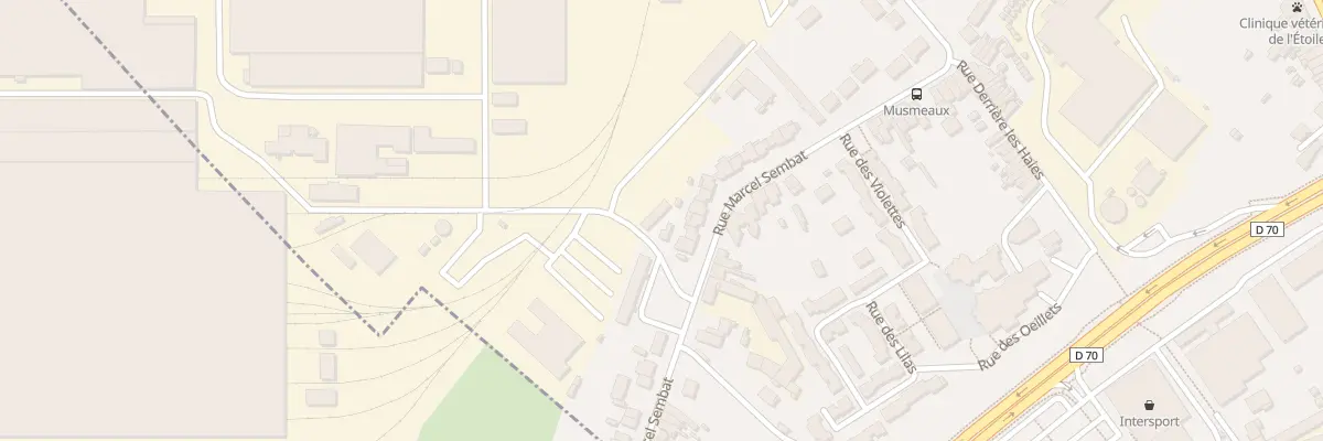 Plan du 630 Rue Marcel Sembat à Raismes