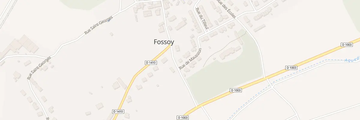 Plan du 6 Rue du Bélvédère à Fossoy
