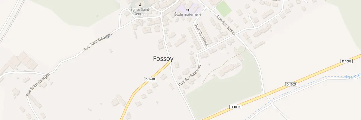 Plan du 2 Rue du Bélvédère à Fossoy