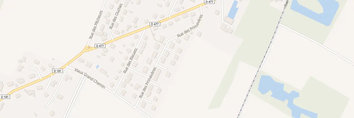 Plan du 9 Rue des Primeveres à Épineau-les-Voves