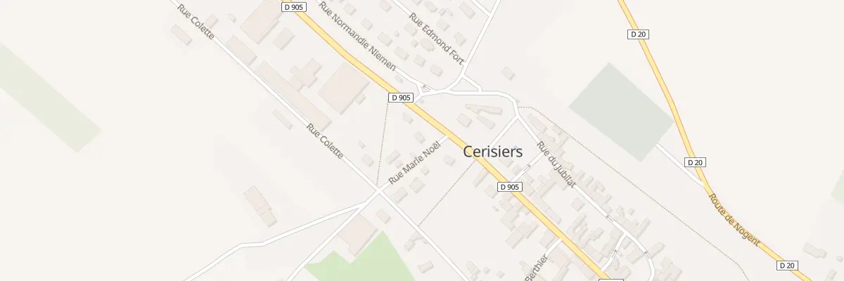 Plan du 131 Rte de Paris à Cerisiers