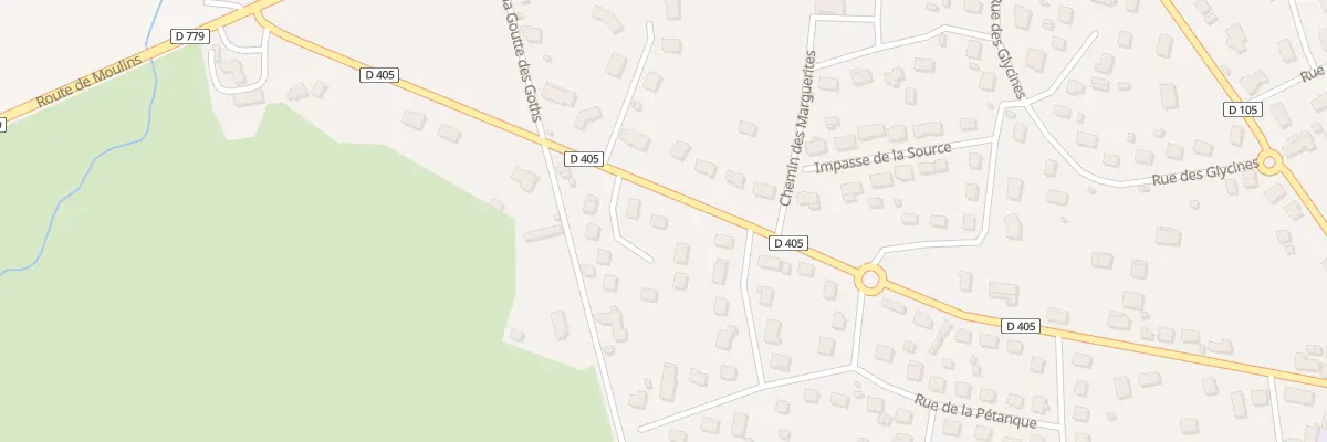 Plan du 8 Imp les Hauts Goths à Lusigny