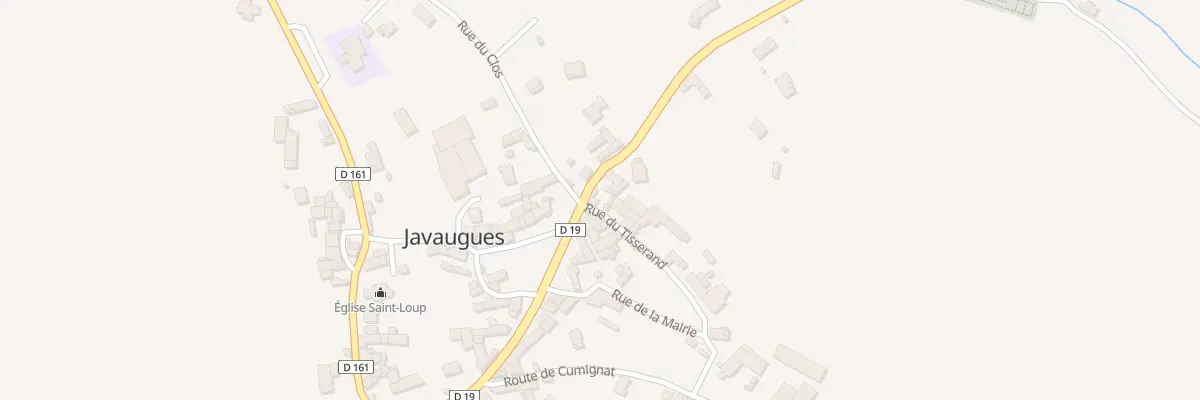 Plan du 5057 Au Bourg à Javaugues